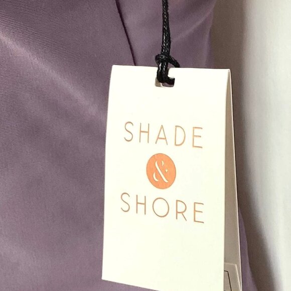 NWT Women’s One-Piece Sz.M Lavender Purple Steel Shade & Shore Brand Swimsuit - Picture 7 of 8